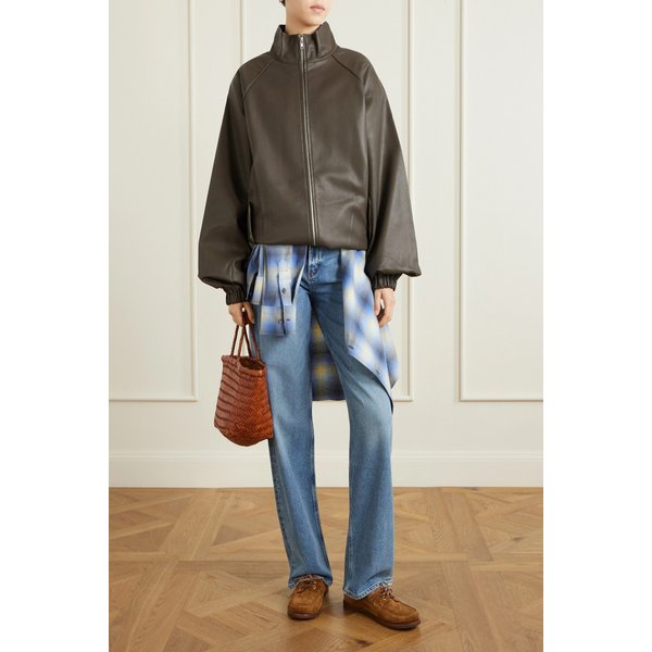 렌 하이웨이스트 스트레이트 진 라이트 데님 46376663163046406