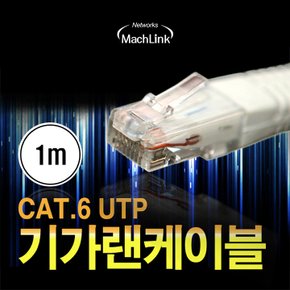 UTP CAT.6 기가 랜 케이블 1M ML-C6E010