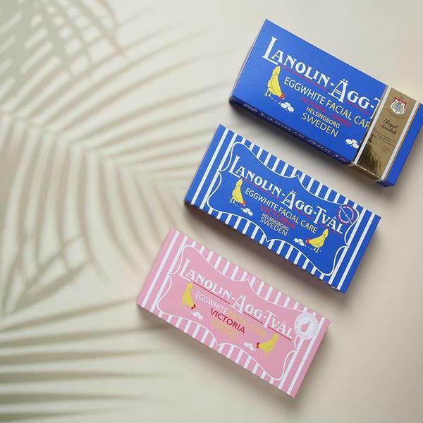 (공식판매처)스웨덴에그팩 요거트 앤 에델바이스(건성/극건성용) 50g x 6개입 1box, GIFT BAG