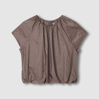 JAJU 여 소프트 셔링 반팔 티셔츠 J1162010870BS