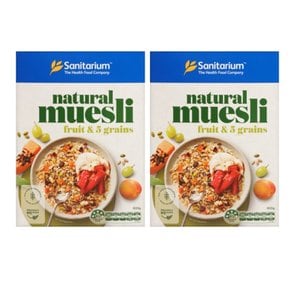 새니테리움 후르츠 앤 5곡 내추럴 뮤즐리 Sanitarium Fruit & 5 Grains Muesli 625g 2개