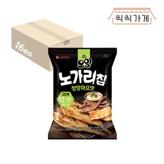 씩씩가게 노가리칩 청양마요 60g x 16ea 한박스