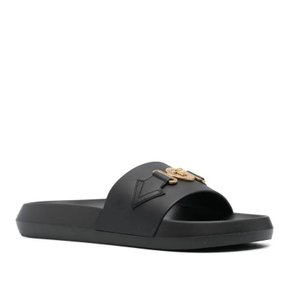 [해외배송] 베르사체 슬리퍼 1010628.DV46G 1B00V BLACK VERSACE GOLD