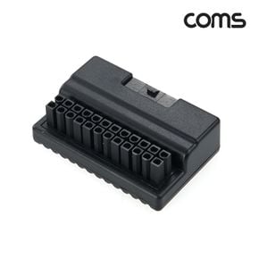 (COMS) ATX전원 메인보드 24핀 연장젠더 꺽임형