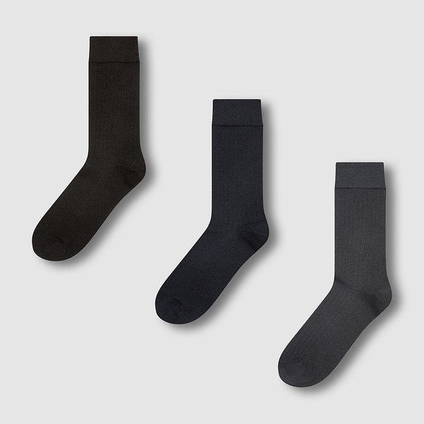 남 모달 비즈니스 장목 양말 3족 J146903402081