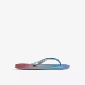 5467010 HAVAIANAS Slim gradient sunset rubber flip-flops