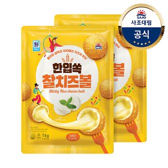 대림선 [대림냉동] 한입 쏙 찰치즈볼 1,000g x2개