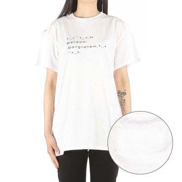 메종마르지엘라 여성 반팔 티셔츠 (S51GC0515 S22816 100)