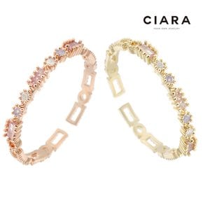 CIARA 14K Ferrara 고딕스톤 슬림 반지(GoldPlated)