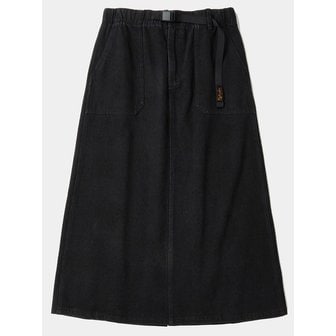 컬럼비아 유니버시티 SL-LABEL BELTED DENIM SKIRT 블랙데님