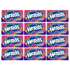 12개세트 네슬레 레인보우 너드 크런치 캔디 Nerds Rainbow Candy 141.7g