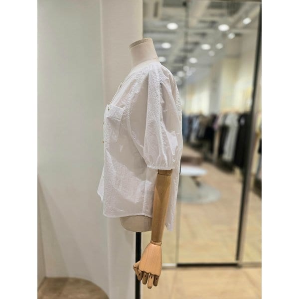 [부산점] 라운드넥 소매볼륨 블라우스(PR2WB00082)