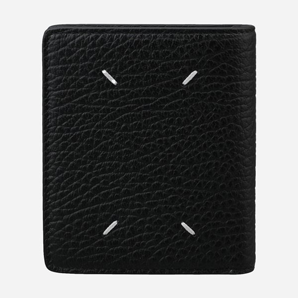 [시흥점] [마르지엘라]6S S56UI0140 P4455 T8013 스티치 컴팩트 반지갑 블랙