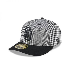 [해외] 1015904 뉴에라 모자 MLB [샌디에이고 파드리스] Patch Plaid Low Profile 59FIFTY Hat