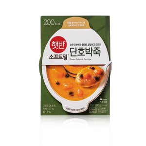  CJ제일제당 햇반 소프트밀 단호박죽 420g 3개