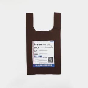 빅패치로고 밀란 리브 토트 공용 쇼핑백 I13BG712 BROWN