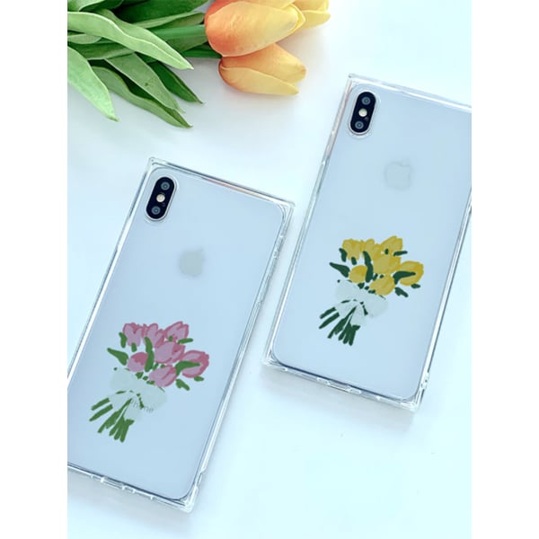 헤롱이 튤립 아이폰큐브케이스