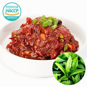 HACCP 전북 프리미엄 녹차 품은 꼴뚜기젓 400g