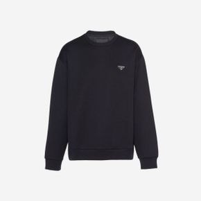 프라다 테크니컬 코튼 스웨트셔츠 블랙 Prada Technical Cotton Sweatshirt Black