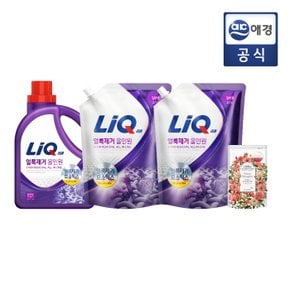 [비밀특가] 리큐 얼룩제거 올인원 2700ml용기 1개 2100ml 2개 리필 200ml 증정1개