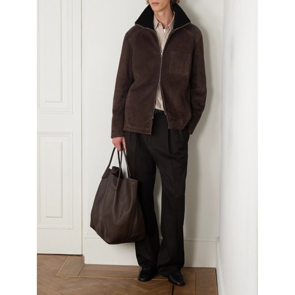 유밋 베난 브루노 시어링 라이닝 스웨이드 재킷 46376663163004125