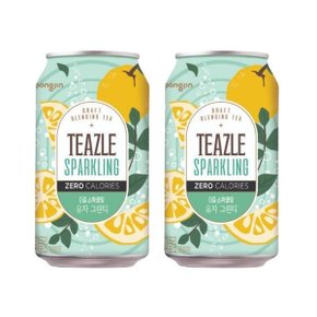 티즐 스파클링 유자그린티 340ml 12개