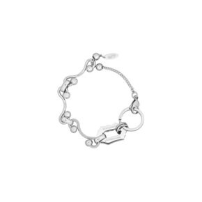 NO.600 [SILVER] TWO HOLD BALL BRACELET