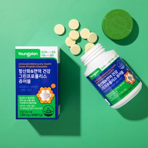 항산화  면역 건강 그린프로폴리스 츄어블 1박스