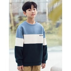 23년 F/W (남아) 컬러블럭 플리스 맨투맨 MKD4TR1203