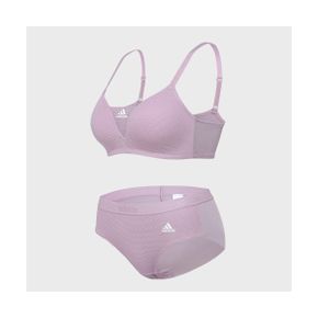 아디다스 UNDERWEAR 메쉬 볼륨 서포트 브라팬티 PK