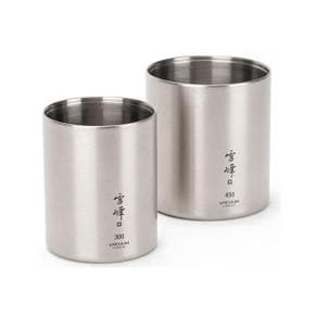 스노우피크컵 300ml  450ml 2개 1set 등산컵 캠핑컵 국내배송 상품 당일발송