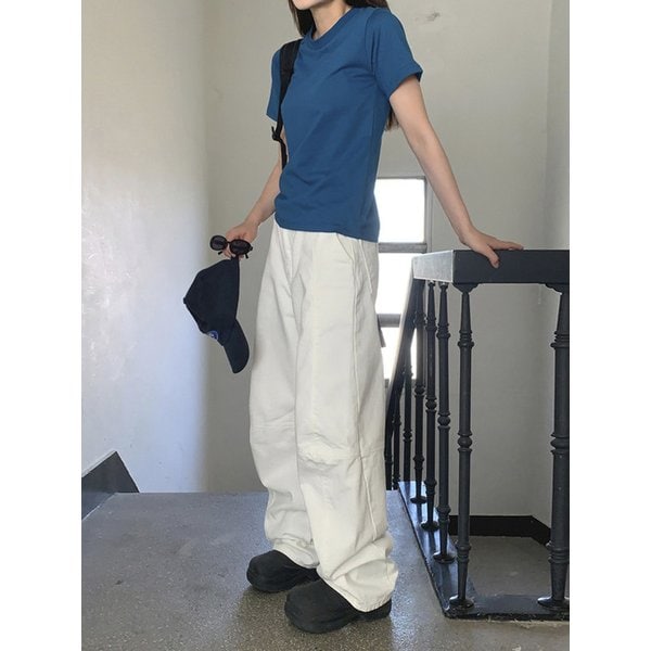 Essential Regular Fit Short-Sleeve T-Shirt - Blue Green