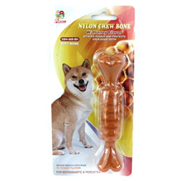  강아지껌간식 강아지 나일론껌 벌꿀향 15.2cm 1P 구강관리 간식