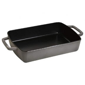 staub 30cm IH Small baker 40510-324 스토우브 [스몰 베이커 그레이] 그라탕 접시 법랑 대응