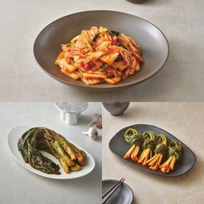 조선호텔 포기김치 5kg+갓김치 1kg+파김치 500g