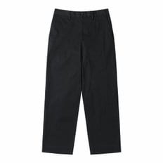 [Outlet] Black Straight Fit Cotton Pants_C9PAW24732BKX