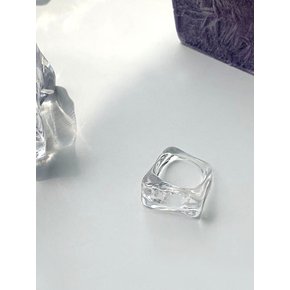 Unique Bold Square Acrylic Ring