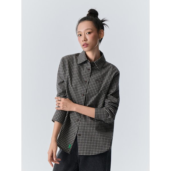 라운디드 카라 셔츠 (Multi)