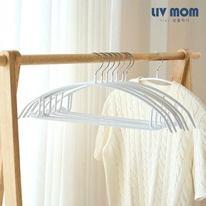 어깨뿔방지 논슬립 철제 코팅 상하의 니트옷걸이 40P