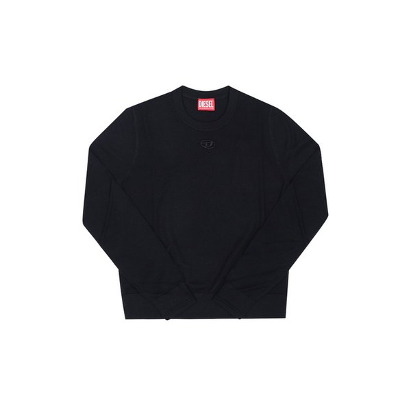 A17498 0DCCH 9XX (M-ALINESA) 컷아웃 오벌 D 로고 여성 긴팔티