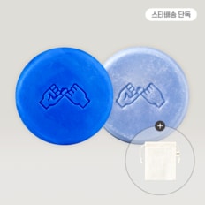 [스타배송] 동구밭 쿨링 헤어케어 기획세트(샴푸바 쿨링용+린스바+삼베비누망 증정)