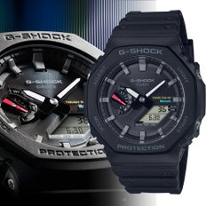 G-SHOCK 지얄오크 팔각 블루투스 터프솔라 GA-B2100-1A 전자 군인시계