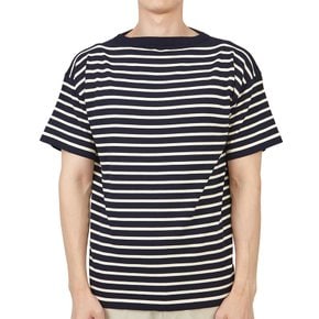 안데르센 안데르센 남성 반팔 니트 BOATSMAN SHORT RAW COTTON STRIPE