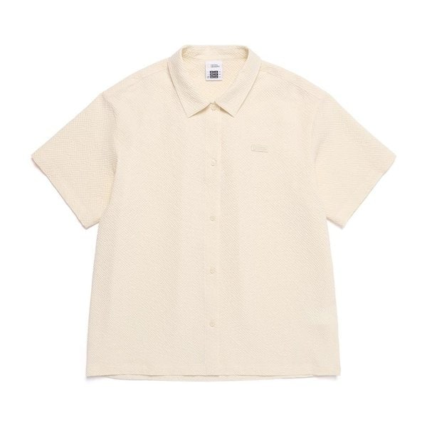 [여주점] N252WSH490 여성 시어서커 오버핏 커버업 셔츠 BUTTER