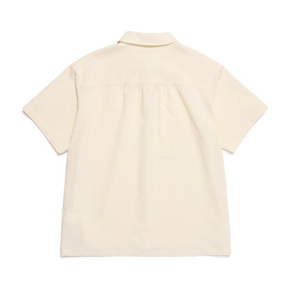 [여주점] N252WSH490 여성 시어서커 오버핏 커버업 셔츠 BUTTER