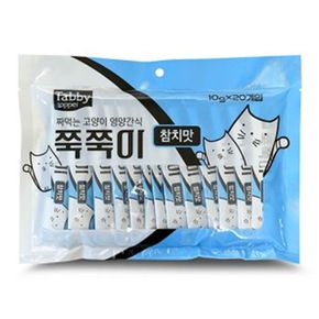 D17 테비 쭉쭉이 짜먹는간식 10g 20개입 참치맛