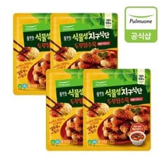 지구식단 두부탕수육 매콤사천소스 (350g)X4개