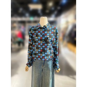 베네통 [여주점] 비타원도우 블라우스 (BABL09411)