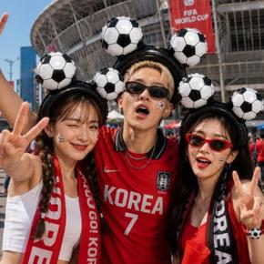 /이룸 축구풍선머리띠 월드컵 피파 굿즈 축덕 소품