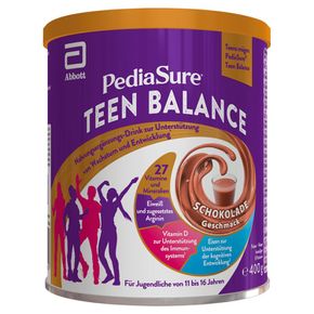 페디아슈어 PediaSure 틴 밸런스 쉐이크 초코 청소년용 400g